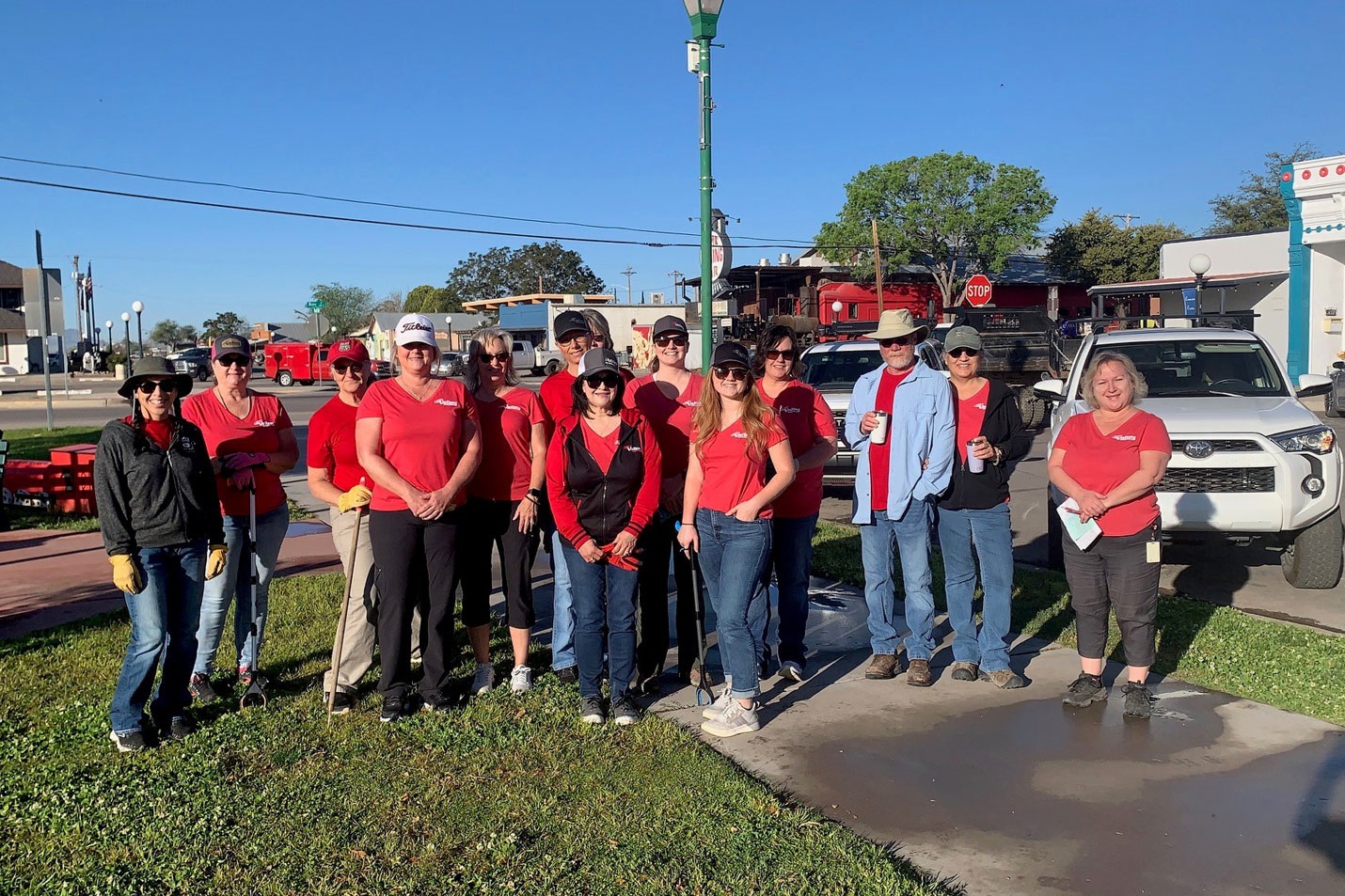 Valley Employees do their part for Earth Day Clean-up in Willcox